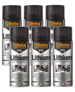 Beta 9722 - Lithium Grease Wit Lithium Vet | Voor Tandwielen, Kogellagers | 400 Ml | Per 6 [097220040]