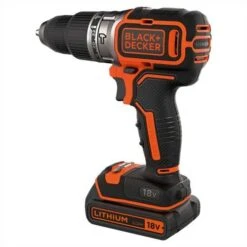 Black & Decker BL188K1B2 Accu Klopboormachine | 18V 2.0 Ah Li-Ion | Borstelloos | +Koffer [BL188 K1B2 - (2x Accu)]