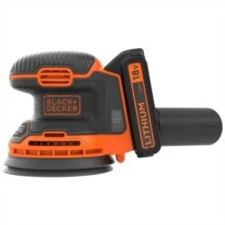 Black & Decker BDCROS18 Schuurmachine | 18V 1.5Ah Li-Ion | 125 Mm | +Tas En Stofzak [BDCROS 18]
