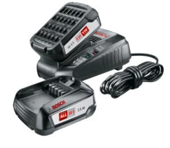 Bosch Groen 18 Volt Starterset Acculader +2x Accu 18 Volt 2.5 Ah L-Ion Power4All | 60 Minuten [1.600.A01.1LD]
