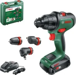 Bosch Groen AdvancedImpact 18 Set Accu Klopboor | 1x 18V 2.5Ah Li-Ion | +3 Koppen | +Koffer [0.603.9B5.10A]