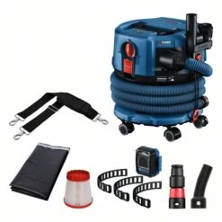 Bosch Professional GAS 18V-12 MC Accu Stofzuiger | 18 Volt | 12 Liter | Wielen | Basic [0.601.9K2.000]