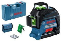 Bosch Professional GLL 3-80 G Lijnlaser | 3x360gr | 4xBatterij | Groen | 30m | +Koffer [0.601.063.Y00]