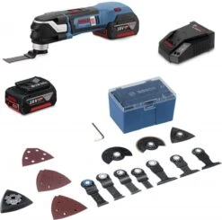 Bosch Professional GOP 18 V-28 Accu Multitool | 18 V 5,0 Ah | Starlock | L-Boxx | +Accessoires [0.601.8B6.003]