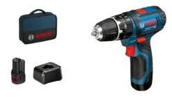 Bosch Professional GSB 12V-15 Klopboormachine | 12 Volt Li-Ion 2,0 Ah | +Tas [0.601.9B6.90H]