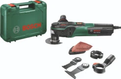 Bosch Groen PMF 350 CES Multitool Multitool | 350 Watt | Electronic | Koffer | +Toebehoren [0.603.102.200]