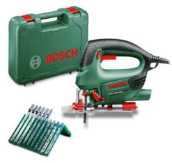 Bosch Groen PST 800 PEL +Zaagbladen Decoupeerzaag | 530 Watt | Beugelgreep | +Koffer V [0.603.3A0.101]