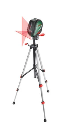 Bosch Groen UniversalLevel 3 Set Kruislijnlaser | 10 M | Rood | Zelfnivellerend | +Statief [0.603.663.901]