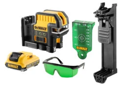 DeWALT DCE0825D1G-QW Combinatie Laser | Groen | 12 V 2.0 Ah | Zelfniv | Kruislaser [Combinatie Laser]