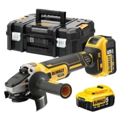 DeWALT DCG405P2-QW Accu Haakse Slijper | 125 Mm BL | 18 V 5.0 Ah XR Li-Ion | +Tstak [DCG405P2]