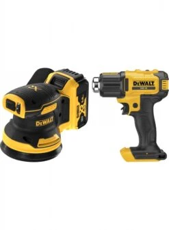 DeWALT DCW210P2SET Accu Schuurmachine + Heteluchtpistool | 18 Volt 5,0 Ah [DCW210P2SET]