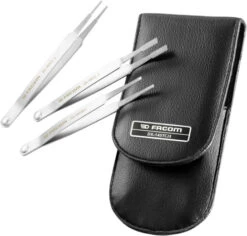 Facom Gereedschappen DX.145TCJ3 Diamantpincetten | Voor Reinigen Van Contacten | 3 Delig [Pincetten DX.145TCJ3]