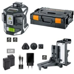 Laserliner X3-Laser Pro Kruislijnlaser | Zelfnivellerend | 3D Lijnlaser Groen | +L-Boxx [036.800L]