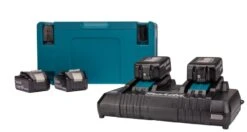 Makita 198091-4 Starterset 18 Volt | 4x Accu BL1860B En Lader DC18RD | +MBox [4xBL1860B + DC18RD]