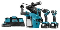 Makita DLX3106TW1 Combiset | 3x 18 Volt 5,0 Ah Li-Ion | 3 Machines | +Tas [DLX3106]