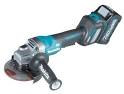 Makita GA032GM201 Accu Haakse Slijper | 125 Mm | XGT 40 Volt 4.0Ah | M-Box [GA032G XGT]