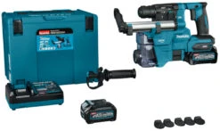 Makita HR010GD201 Accu Combihamer | XGT 40V Max 2.5 Ah | Stofafzuiging | +Mbox [HR010G]