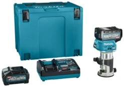 Makita RT001GM207 Accu Kantenfrees | 40 V XGT MAX 4.0 Ah Li-Ion | +Mbox [RT001G]