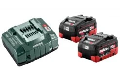 Metabo 685122000 Accu Set | 2x Accu 18 Volt 5,5 Ah Li-HD | +Lader ASC 145 [Basis Set 5,5Ah]
