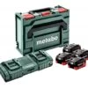 Metabo Basis Set 4x LiHD 8,0 Ah Basis Set | 4x Accu 18V 8,0Ah LiHD +1xLader ASC 145 Duo | +metaB [685135000]