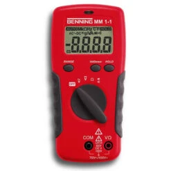 Benning MM 1-1 Multimeter | Digitaal | 750 AC | 1000 V DC | + Accessoires [044081]
