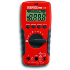 Benning Multimeter MM 1-2 Multimeter | Digitaal | 750 AC | 1000 V DC | 2 MF | + Accessoire [044082]
