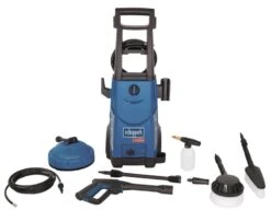 Scheppach HCE2400 Hogedrukreiniger | 2400 W | 180 Bar | 450 L/u |+Terrasreiniger [5907705901]