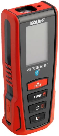 Sola Metron 60 BT Laser-afstandsmeter | Metron 60 | Bluetooth | 60 Mtr | +Tasje [71027101]