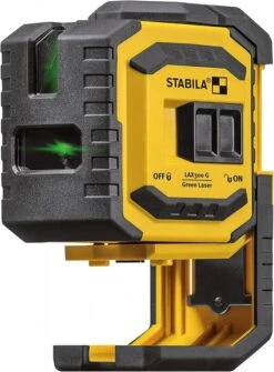Stabila LAX 300G Kruislijnlaser En Loodlijnlaser | Groen | 30 Mtr | Batterij AA [19033]