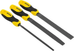 Stanley 0-22-477 Raspenset | Voor Hout| | 200 Mm | Bastaard | 3-Delig [0-22-477]