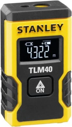 Stanley TLM40 Laserafstandsmeter | TLM40 | 12 Mtr | Pocket | +USB-Kabel [STHT77666-0]
