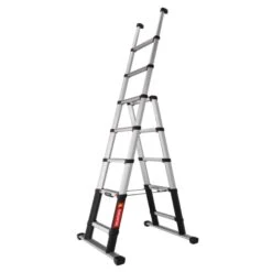 Telesteps 72423-681 Ladder | Opvouwbaar | 6+2 Treden 90 Mm Breed | 2,3 Meter [Combi Line Ladder]